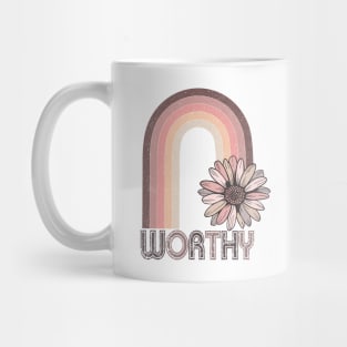 Worthy Boho Rainbow Mug